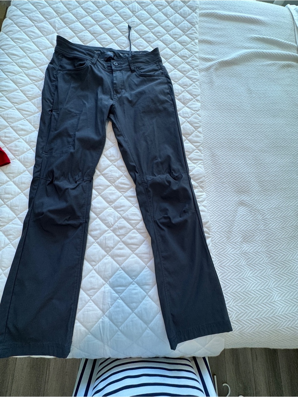 Prana Black Flared Utility Panta